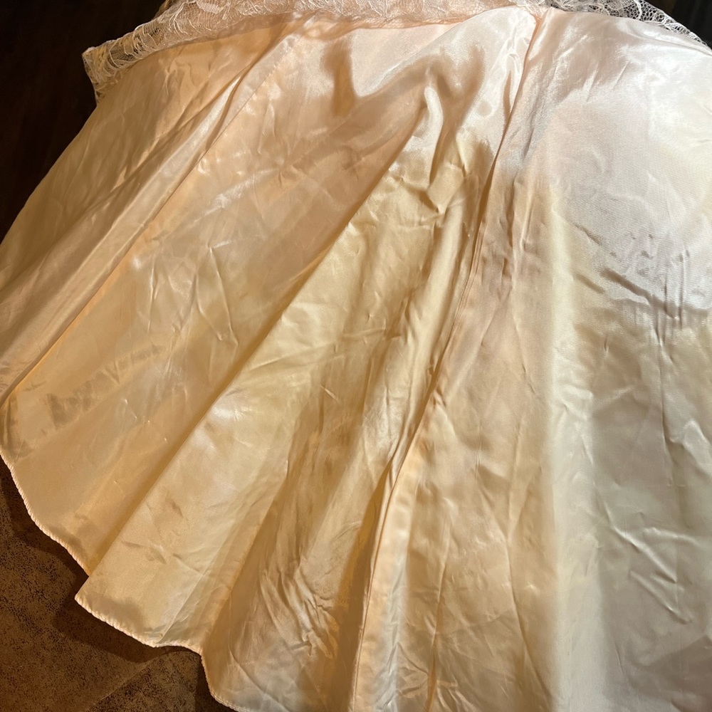 Baby Pink Vintage Lace Halter Dress - Picture 15 of 15